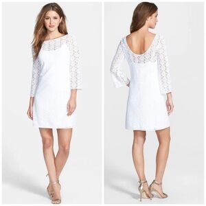 Lilli Pulitzer "Topanga" Lace White Tunic/Dress Size XS
